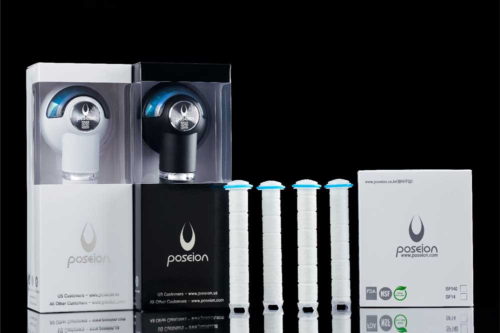 Poseion BT100 Showerhead and filter bundle package and discounted price